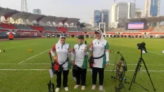 کسب مدال برنز توسط تیم کامپوند بانوان