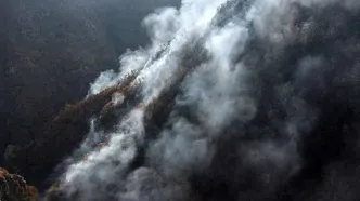 پیشروی آتش در الیت متوقف شده است