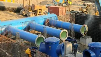 افتتاح پروژه انتقال آب از سد طالقان به تصفیه‌خانه‌های آب استان‌های البرز و تهران با حضور رئیس جمهور