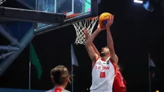 صعود تیم‌ ملی بسکتبال سه نفره مردان ایران به نیمه‌نهایی