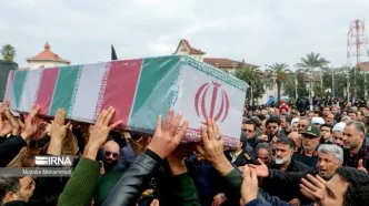 تشییع پیکر شهدای گمنام دفاع مقدس در تهران