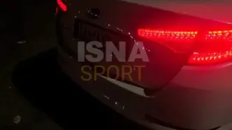 حمله به ماشین داور بازی شمس‌آذر - پرسپولیس