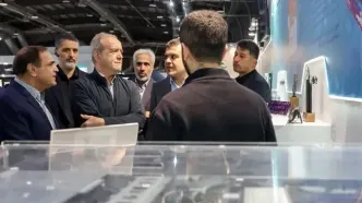 بازدید پزشکیان از شانزدهمین نمایشگاه بین‌المللی فناوری نانو و نخستین نمایشگاه فناوری‌های روزآمد