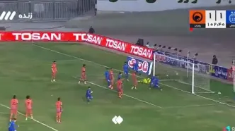 گل دوم استقلال توسط آسانی به پادیاب