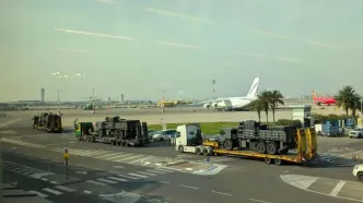 فرود مشکوک هواپیمای نظامی آمریکا در تل‌آویو