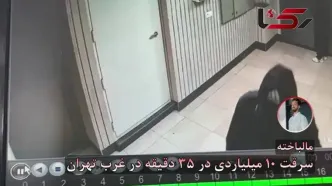 سرقت 10 میلیاردی در 35 دقیقه / باند حرفه‌ای با «شاه‌کلید» خانه را خالی کرد