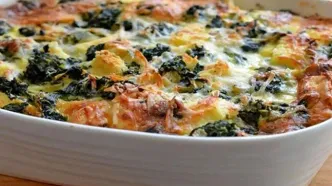 گراتن اسفناج؛ غذای شیک و خوشمزه برای هر وعده