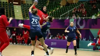 شکست تیم هندبال بانوان برابر قزاقستان