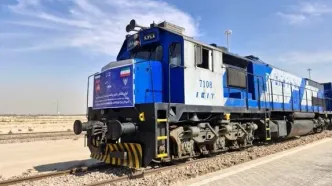 نخستین قطار باری روسی به ایران رسید