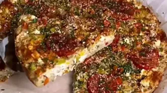 پیتزا کرپ جو دوسر یک پیتزای متفاوت و سالم