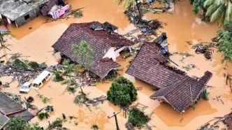 سیل و رانش زمین در این کشور ۴۰ کشته بر جای گذاشت