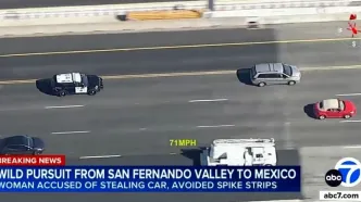 تعقیب ۲۴۰ کیلومتری پلیس با زن متهم به سرقت