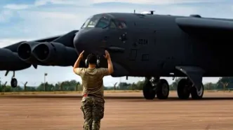 بمب‌افکن‌های استراتژیک  بی-۵۲ آمریکا به اسپانیا رسیدند