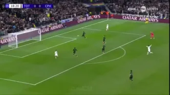 ویدیو: گل اول تاتنهام به کپنهاگن توسط جانسون