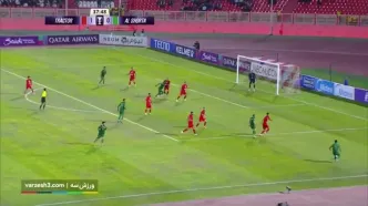 خلاصه بازی تراکتور 1 - الشرطه 0  +فیلم