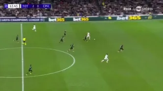 ویدیو: گل سوم تاتنهام به اسپورتینگ توسط میکی فن ده وین