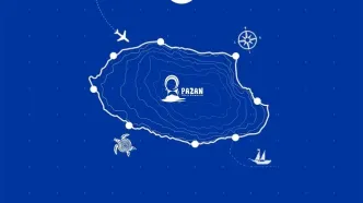 بلو، حامی ماراتن بزرگ کیش شد