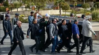 گزارش تصویری از خاکسپاری همایون ارشادی + عکس