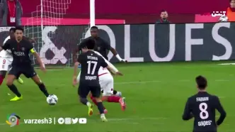 گل اول موناکو به پاری سن ژرمن+ ویدئو