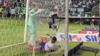 خوشحالی گل به خشنوت و خونریزی ختم شد! (ویدیو)