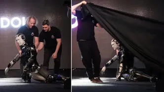 ربات انسان‌نمای روسیه در اولین گام خود ناک‌اوت شد/ ویدئو