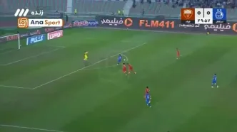گل اول استقلال به فولاد خوزستان توسط سحرخیزان