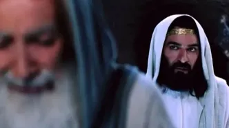 «جبرئیل» سریال یوسف پیامبر در 29 سالگی در کنار همسرش؛ سال 70