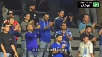 هواداران استقلال برای صابر کاظمی سنگ تمام گذاشتند