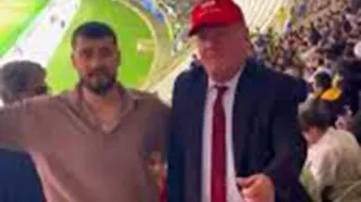 بدل ترامپ در ورزشگاه پارس شیراز دیده شد