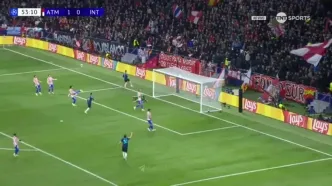 ویدیو: گل اول اینتر به اتلتیکو مادرید توسط زیلنسکی