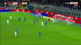 ویدیو: گل اول نروژ به ایتالیا توسط آنتونیو نوسا
