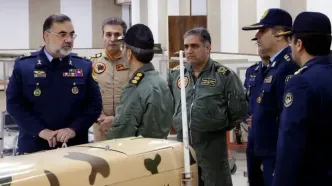 بازدید فرمانده نیروی هوایی ارتش از فرماندهی آموزش تخصص‌های هوایی شهید خضرایی