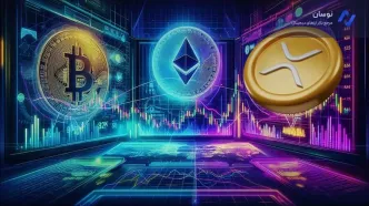 بیت کوین و اتریوم نزدیک شکست روند و ریپل در خطر دابل‌تاپ