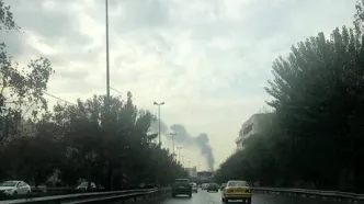 مینی‌بوس سرویس پرسنل در بزرگراه هاشمی تهران وازگون شد