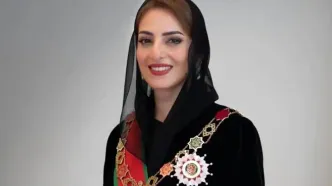 تصاویر؛ سلطان عمان بالاترین نشان افتخار مدنی را به همسرش اعطا کرد