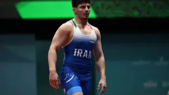 امیر عبدی در کشتی فرنگی به مدال نقره رسید