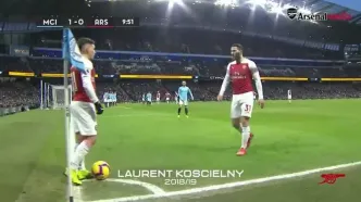 ویدیو: گلچینی از گل‌های دیدنی آرسنال مقابل منچسترسیتی