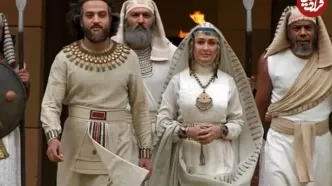 عکس یادگاری بازیگران سریال یوسف پیامبر با بازیگران اخراجی‌ها