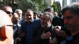 تصاویری از مراسم تشییع برادر سید مصطفی تاجزاده