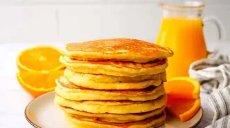 صبحونه فردا: پنکیک پرتقالی؛ ستاره درخشان صبحانه‌های زمستانی!