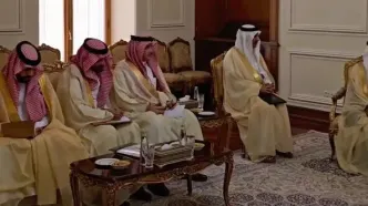 دیدار معاون وزیر خارجه عربستان با عراقچی