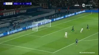 ویدیو: گل دوم بایرن مونیخ به پاری سن ژرمن توسط لوئیز دیاز