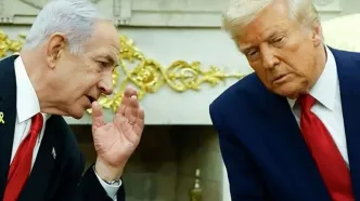 ترامپ و نتانیاهو در حاشیه راهپیمایی ۱۳ آبان، دادگاهی و اعدام شدند/ تصاویر