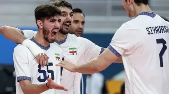 پیروزی والیبال ایران با نتیجه ۳ بر یک مقابل ترکیه + ویدیو