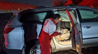 واژگونی خودروی آئودی با ۱۰ مصدوم عراقی