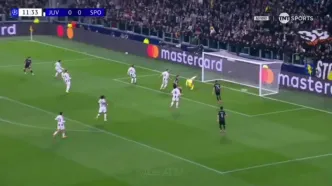 ویدیو: گل اول اسپورتینگ به یوونتوس توسط آرائوخو