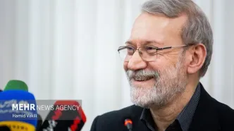 دیدار علی لاریجانی با خانواده شهید حاج رمضان +فیلم