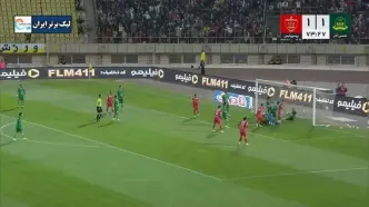 گل دوم پرسپولیس توسط اورونوف در دقیقه 75 / شمس‌آذر 1 - پرسپولیس 2