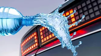 یک بطری آب، خسارت میلیاردی تراشید