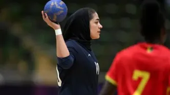 پیروزی تیم ملی هندبال زنان ایران برابر گینه در مسابقات کشورهای اسلامی